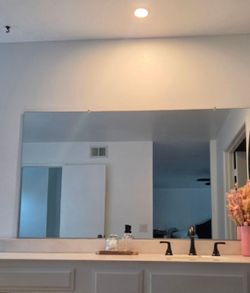 Free - Large Frameless Mirror