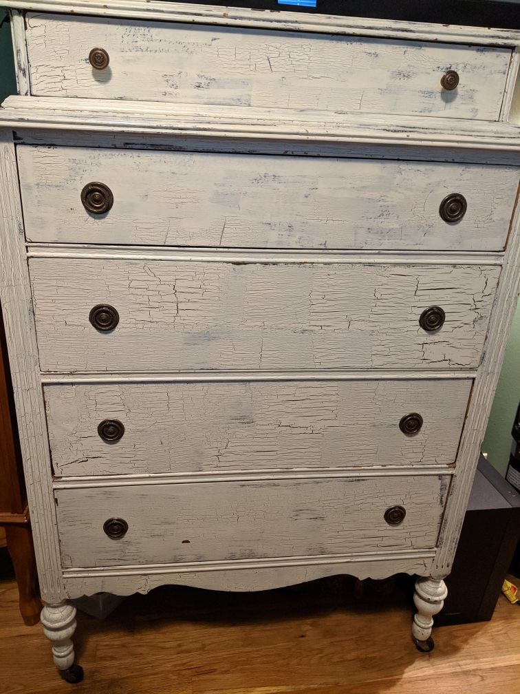 Vintage antique wooden furniture dresser vanity