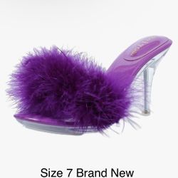 Heiyom Maribou Heels – Size 8 – Brand New