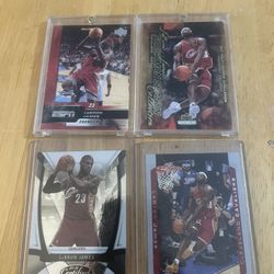 Lebron James Early Years Basketball Card Lot