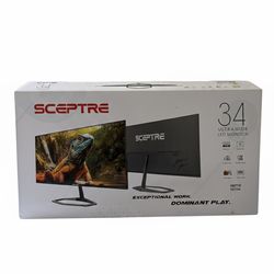 34” Sceptre Ultrawide LED Monitor – Like New 🔥