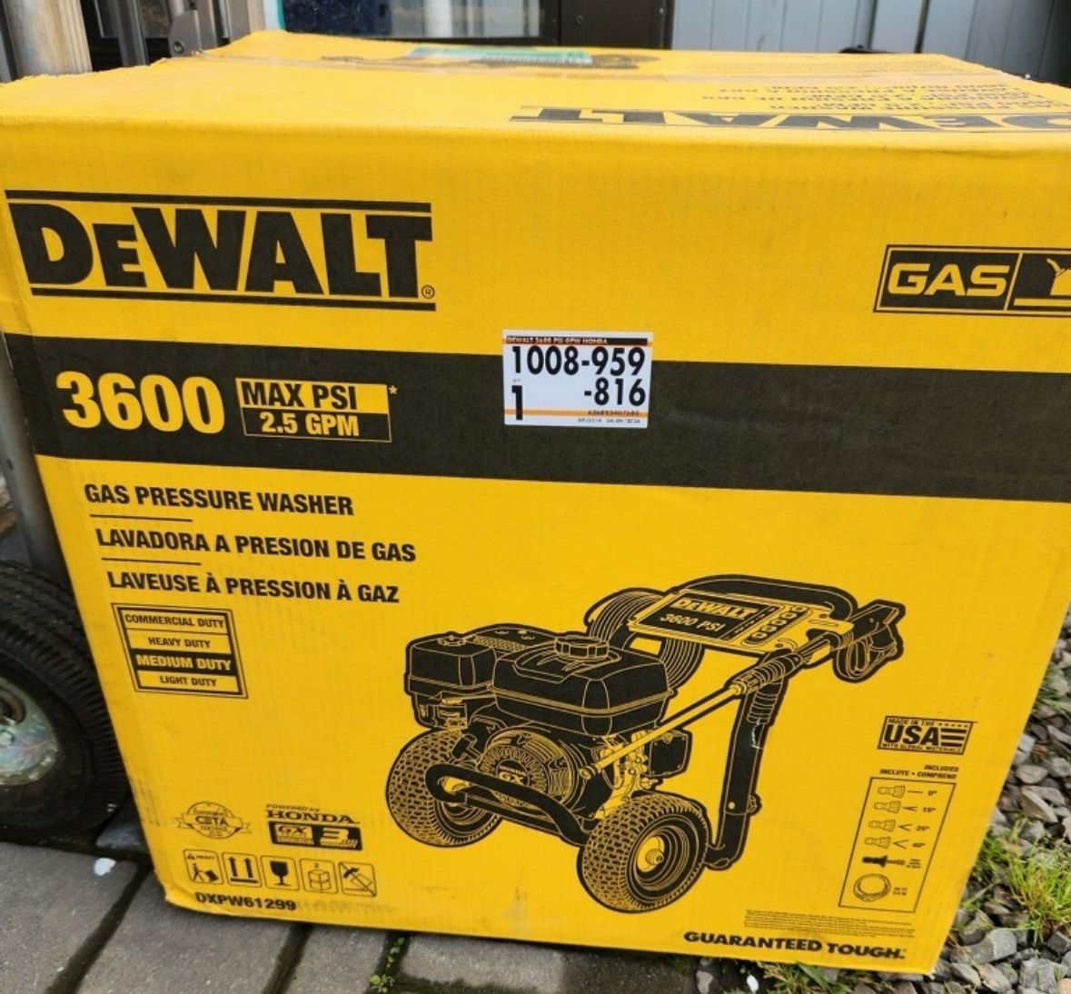 Dewalt Power Washer