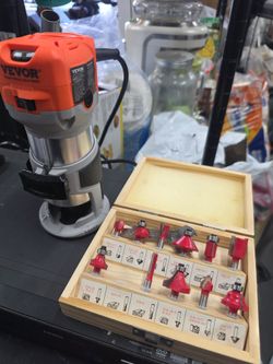VEVOR Palm Router with Router Bit Set