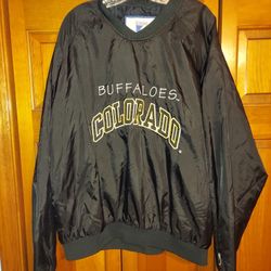 MENS XL COLORADO BUFFALOES PULLOVER WINDBREAKER FROM LOGO 7