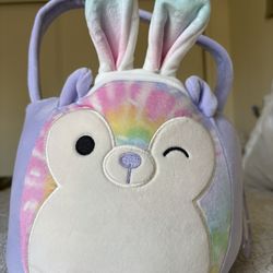 Squishmallows Babette Plush with Pastel Rainbow and Lavender