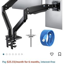 Dual Monitor Gas Powered Arms