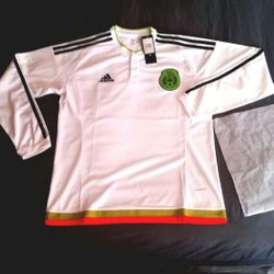 Mexico white Long Sleeve 2015-16