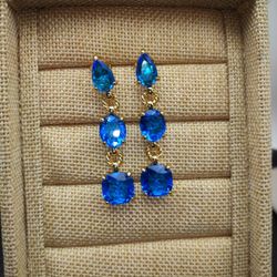 David Yurman Marbella Drop Earrings with Topaz Womens