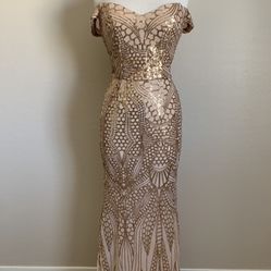 Gold Dress 👗 Size S