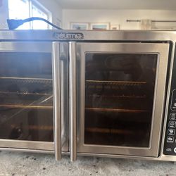 Gourmia Air Fryer And Toaster Stainless Steel