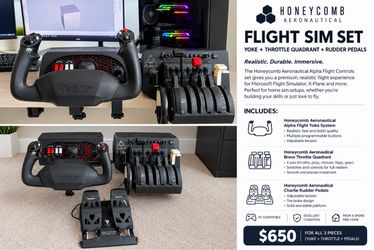 Honeycomb Aeronautical Flight Sim Set