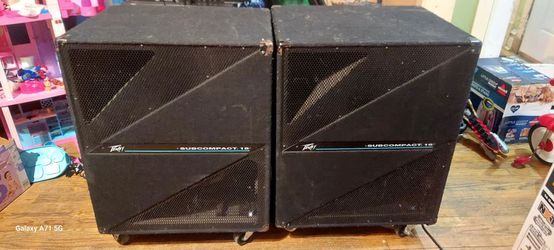 2 - 18 inch subwoofers