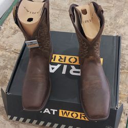 Ariat Brown Wide Square Toe Men's Boots 15M