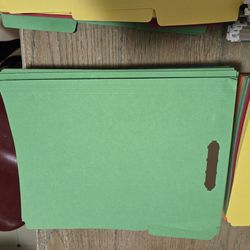 52 Colored File Folders – Letter Size – New