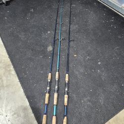 3 Offshore Angler Inshore and Redfish Extreme Rods 7 Foot 
