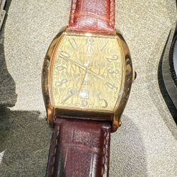 Rare Vintage Invicta Watch With genuine leather Band