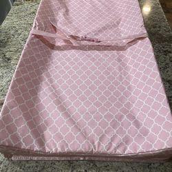 Pink Diaper Changing Pad