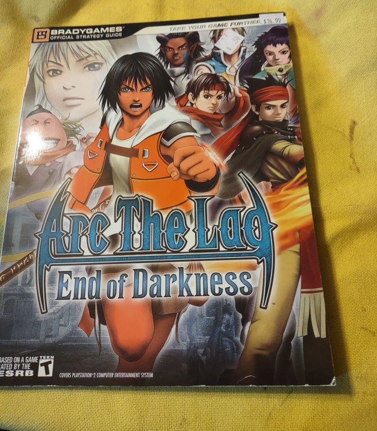 Bradygames Strategy Guide For Arc The Lad End Of Darkness In Great Shape 