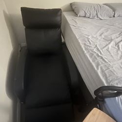 Black Reclining Sofa Chair