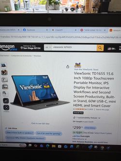 Portable ViewSonic Monitor