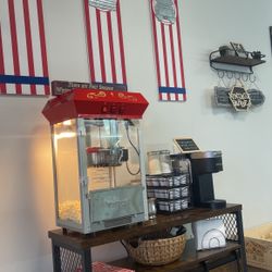 Free Popcorn, Coffee And Whiskey 🥃 💈 