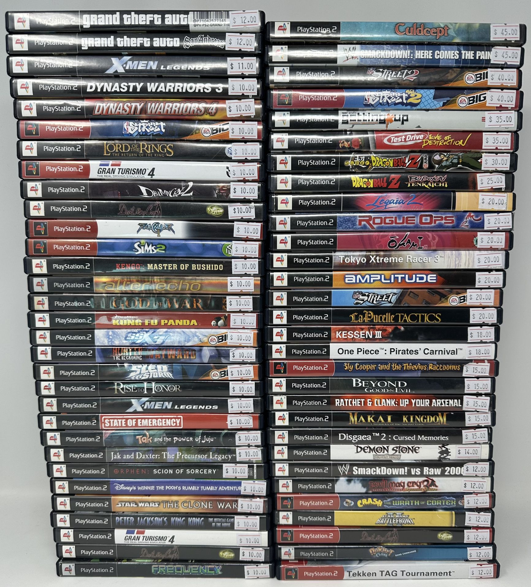 Sony PlayStation 2 PS2 Games 