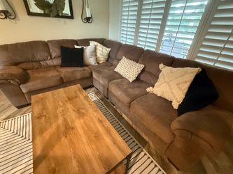 L-shaped couch