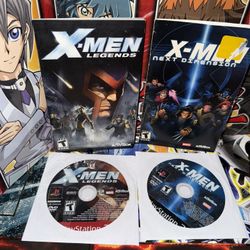 X-Men Legends & X-Men Next Dimension Video Games (PS2)