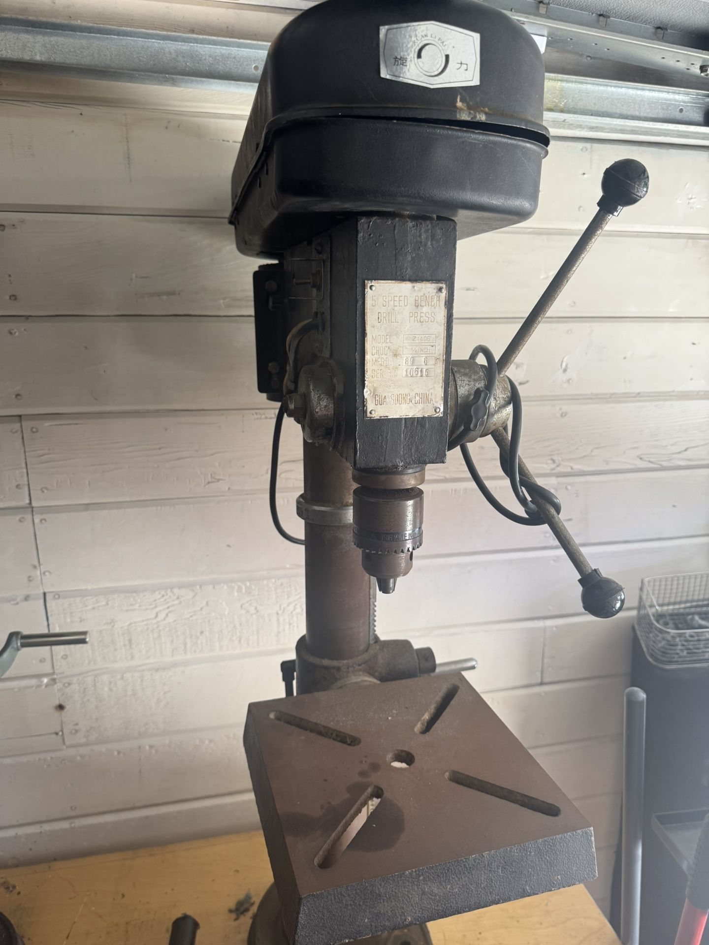Drill Press - Generic 90s Model, 5 Speed