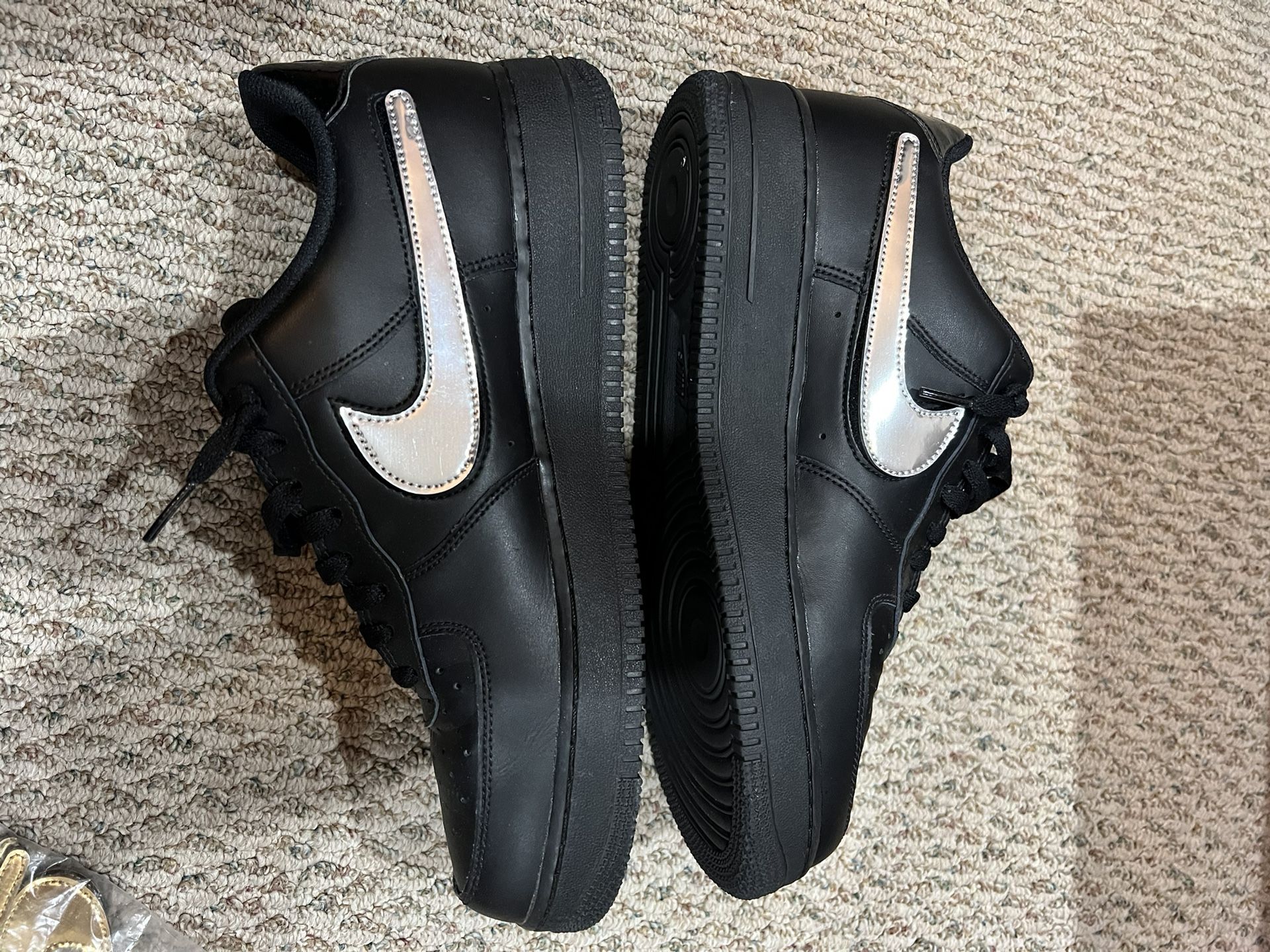 Nike Black Interchangeable Swooshes, Size: 11