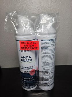 NEW Wondercide, Ant & Roach Spray, 10 oz ( Set of 2)