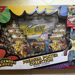 Pokemon Ascended Heroes Lucario Poster Collection 