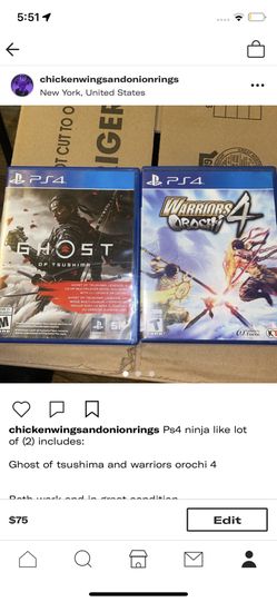 Ps4 Game Lot Of 2 Ninja Style 