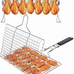 Grill Basket and Grill Rack
