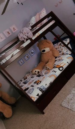 Cama litera con 2 matres incluidos