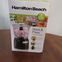 Hamilton Beach Stack & Press Food Chopper