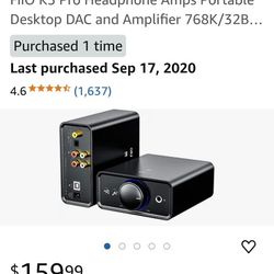 FiiO K5 Pro Headphone Amps Portable Desktop DAC and Amplifier (For Pick-up)