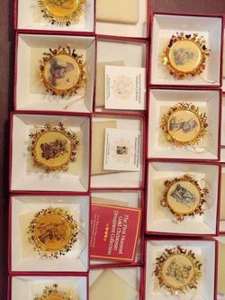 Hummel Gold Christmas Ornament Collection