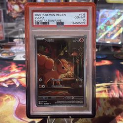 PSA 10 Vulpix Mega Evolution