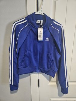 New Adudas Track Top Blue size S