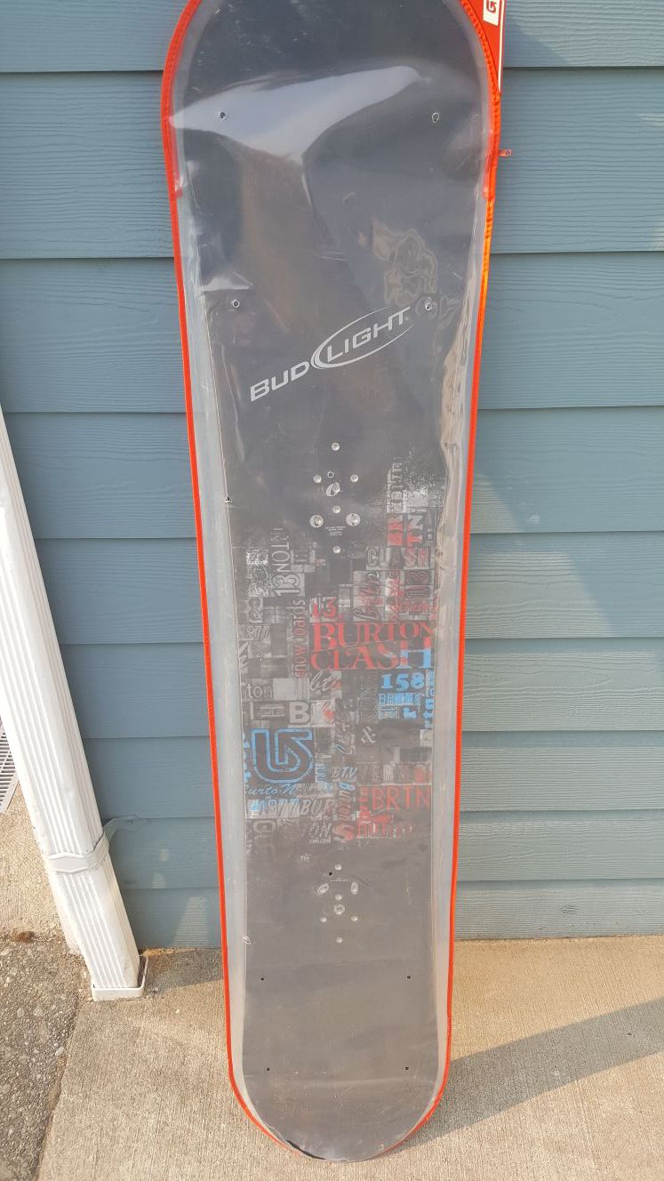 Elasticiteit Retentie Hechting Burton Clash, Bud Light branded 168cm snowboard for Sale in Bremerton, WA -  OfferUp