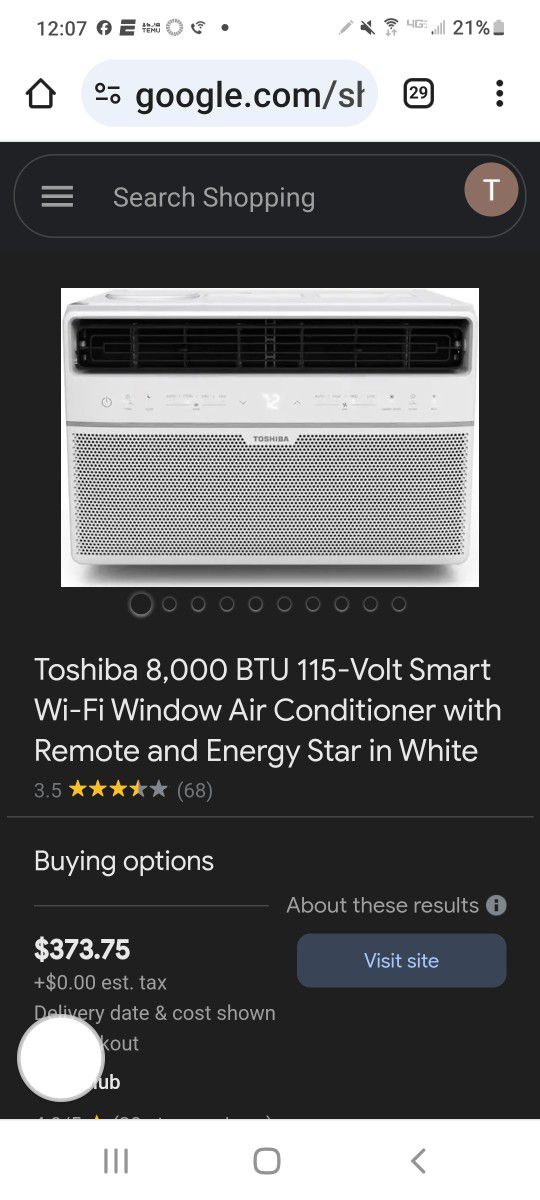 Air Conditioner Toshiba Smart Voice