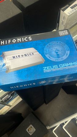 Hifonics 3200 watts zeus series monoblock 1 channel bass amplifier