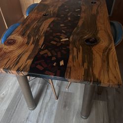 Custom kitchen table with nice chairs