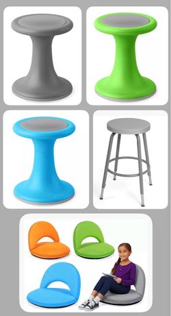 Lakeshore Flex Space wobble chairs / Stools, floor seats