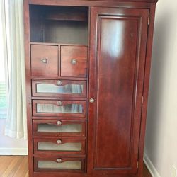 Wood armoire / cabinet