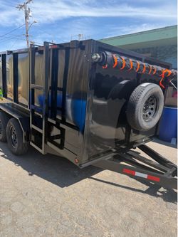 Smooth dump trailer in stock