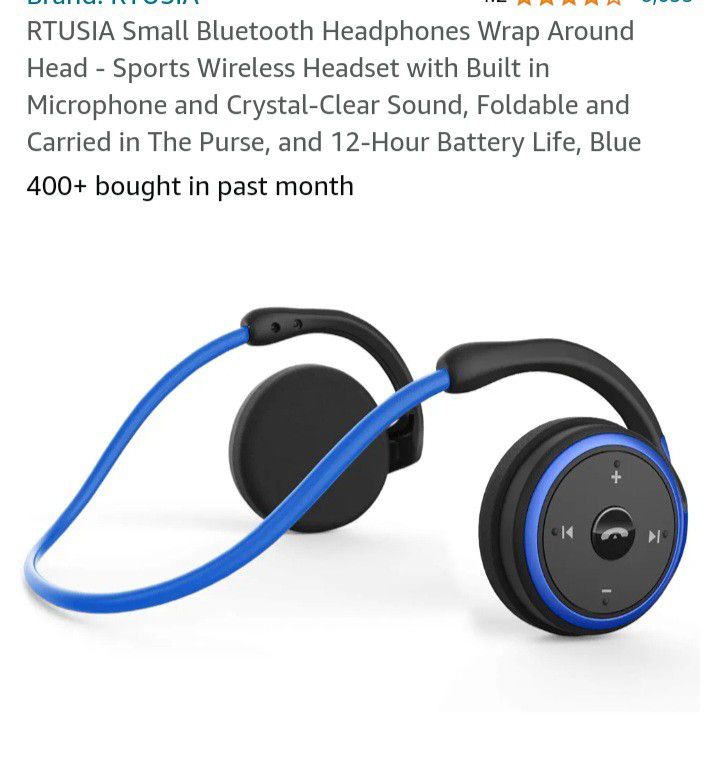  Bluetooth Headset Wrap Around