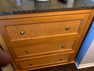 Moving Sale. 3 Chest Drawers with Granite Top Beautifully made! $900