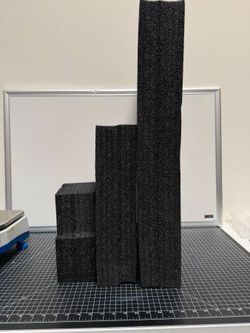 15 Black Foam Bales